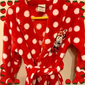 Sweet Toddler Minnie Mouse bath robe